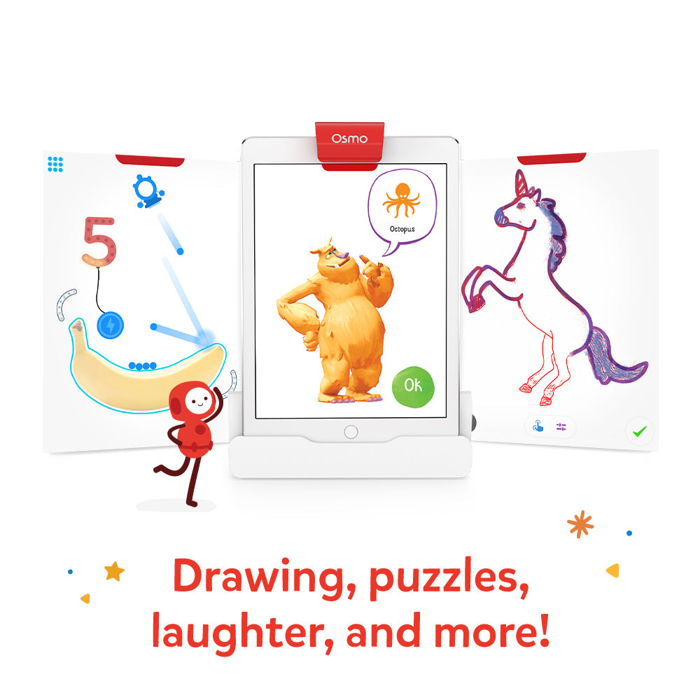 Drawing, puzzles, laughter and more — three Creative Starter Kit games on the iPad